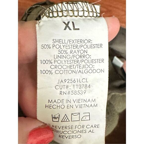 Speechless Olive Green Sleeveless Dress size XL - Picture 7 of 9